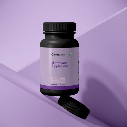 RediClinic Glutathione Supplement: 100% Pure Japanese Glutathione with Vitamin C for Radiant Skin