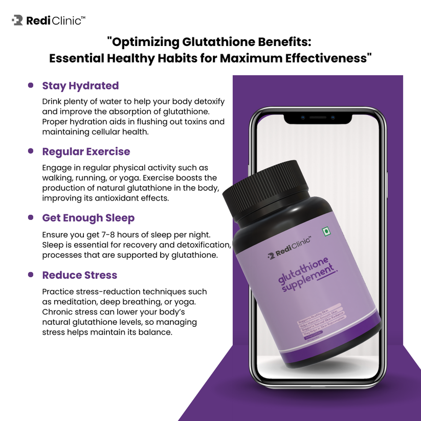 Glutathione Supplement with Vitamin C RediClinic