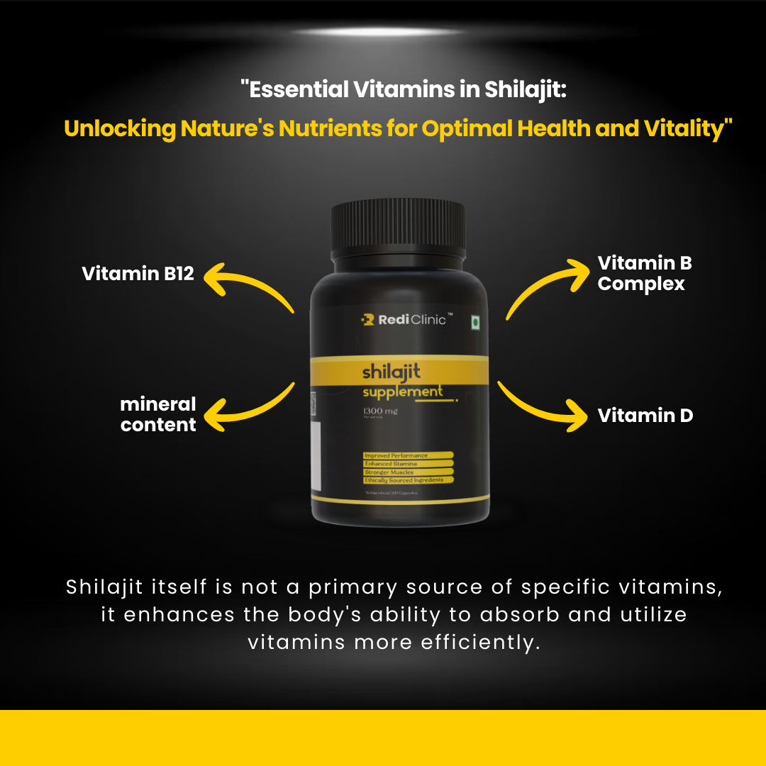 Rediclinic Himalayan Shilajit Capsules  For Men & Women| 60 Capsules