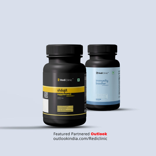 RediClinic Shila Force | Combo Of Immunity Booster (1000mg) and Shudh Shilajit (1300mg)