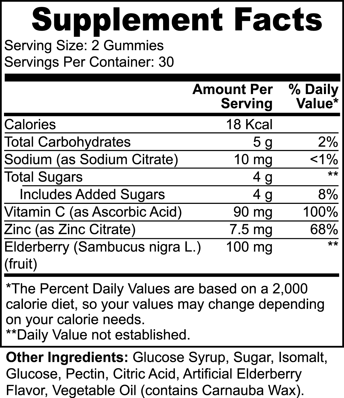 RediClinic Elderberry &amp; Vitamin C Gummies